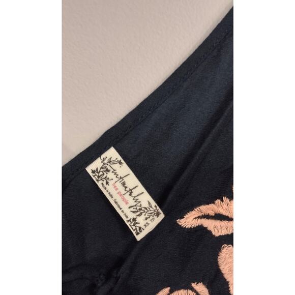 Intimately Free People Aida Embroidered Slip Modal soft Tank Top Slip Dress XS - Picture 10 of 15